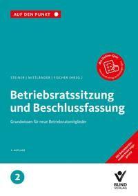 Vorderes Coverbild Betriebsratssitzung und Beschlussfassung