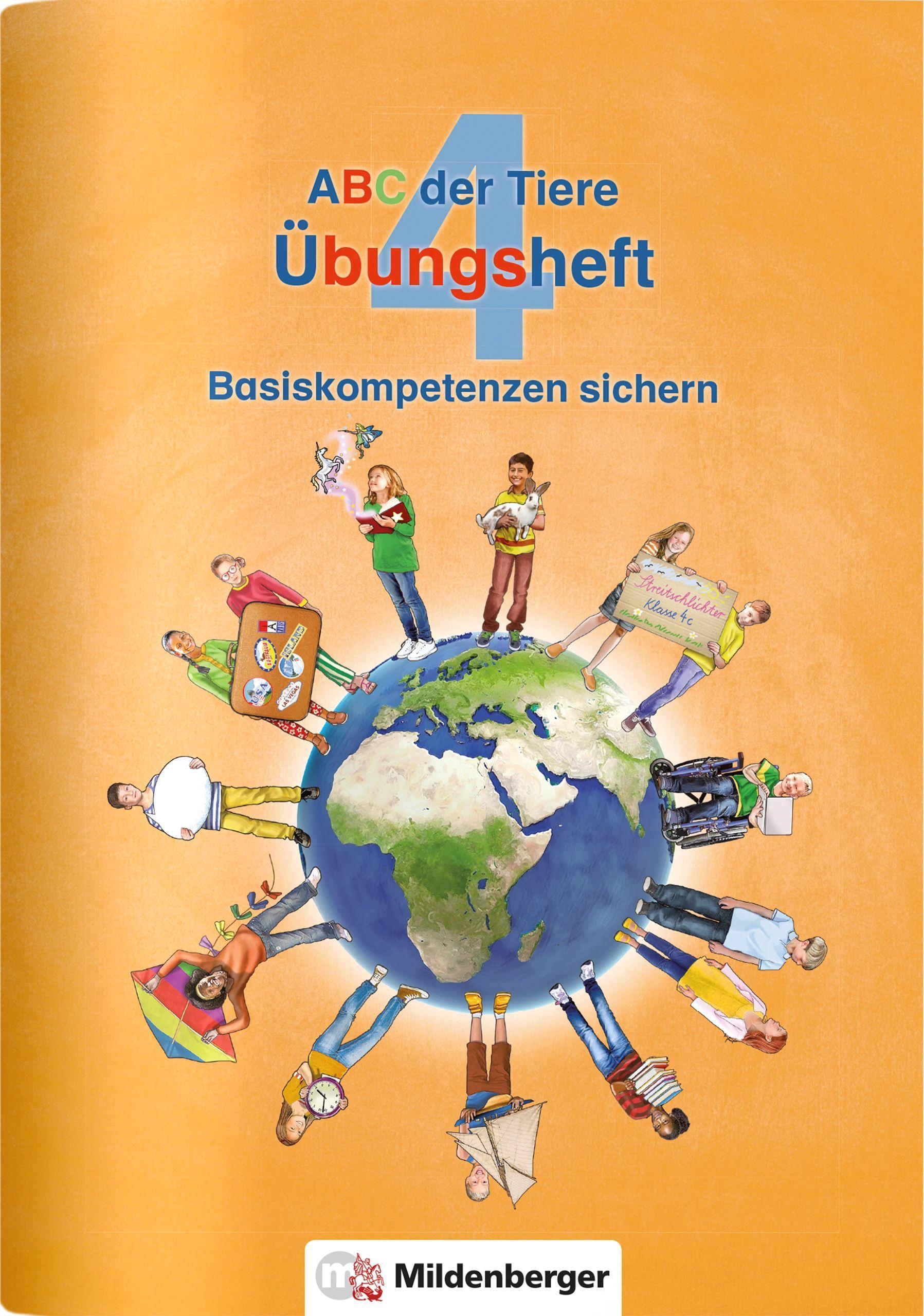 Vorderes Coverbild ABC der Tiere 4 - Übungsheft