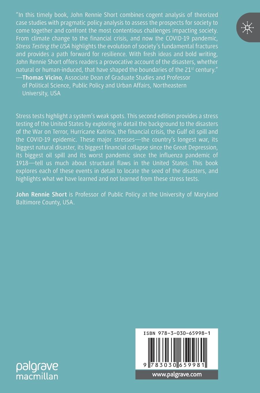 Rückseitencover Stress Testing the USA