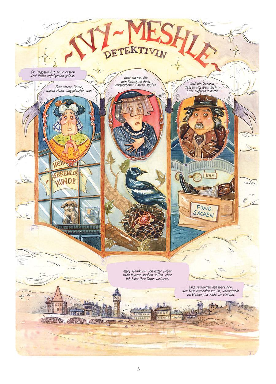 Beispielinhalt (Bild) Enola Holmes (Comic). Band 4