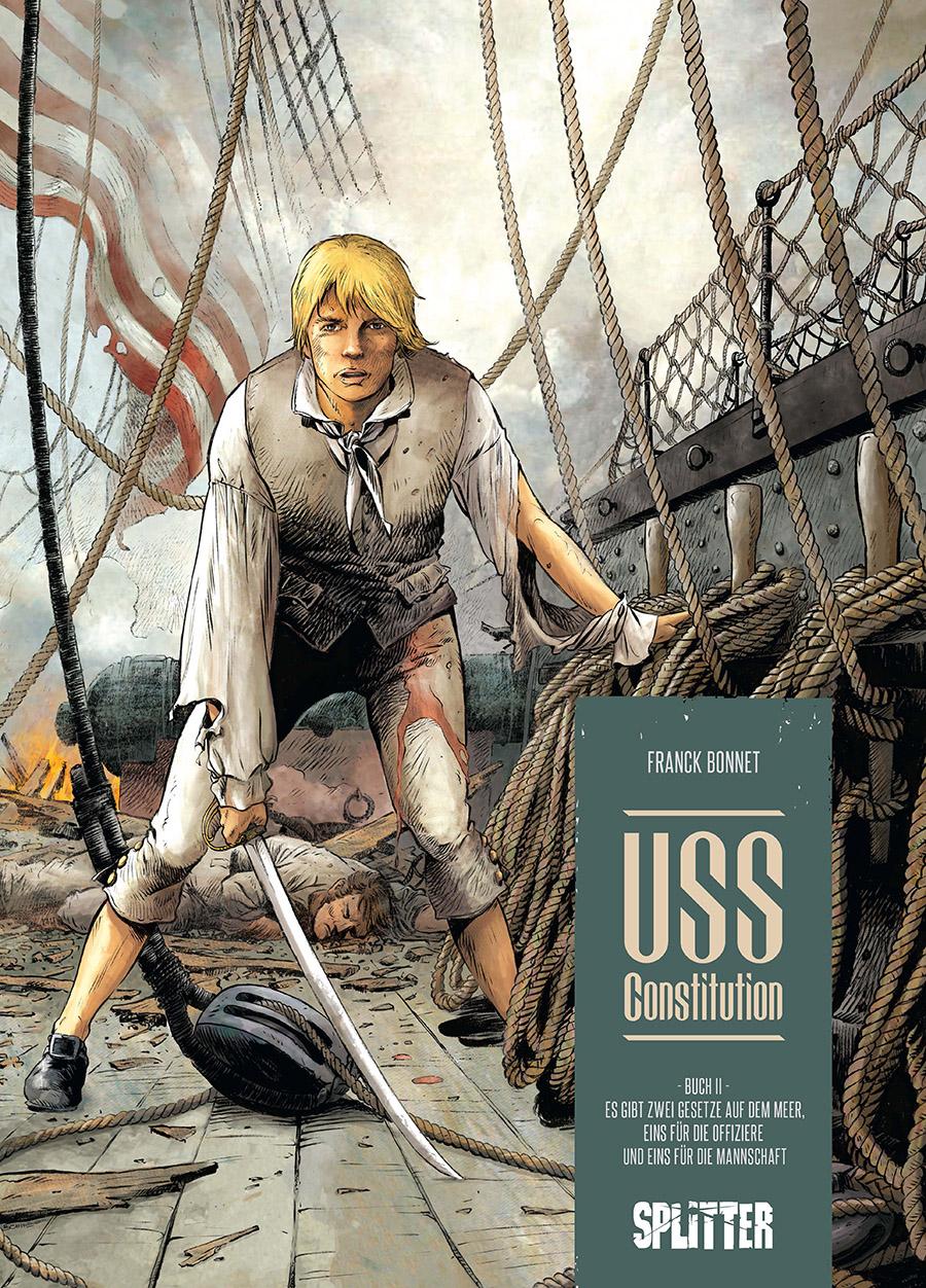 Vorderes Coverbild USS Constitution. Band 2