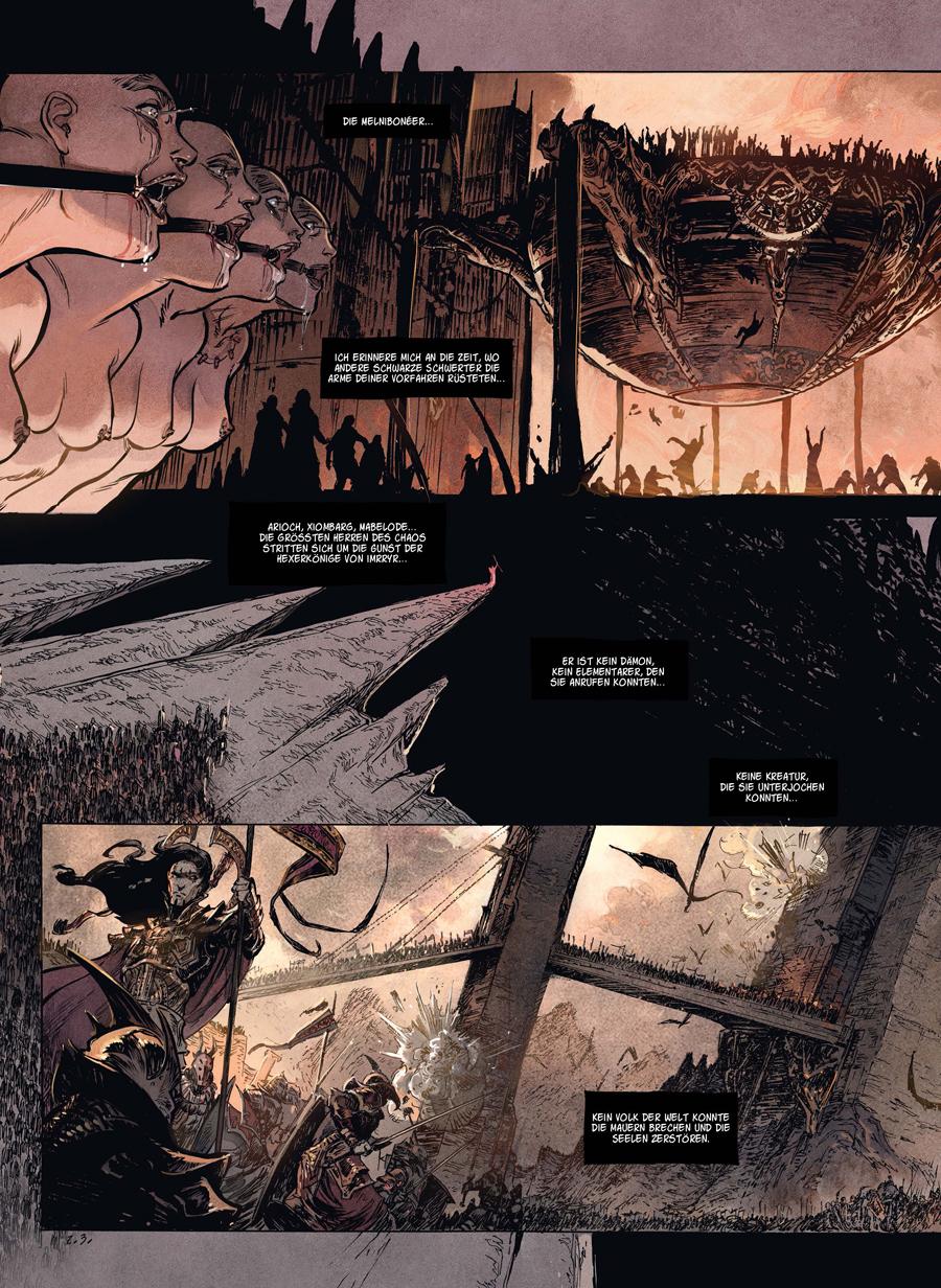 Beispielinhalt (Bild) Elric Gesamtausgabe (Bd. 1-4)