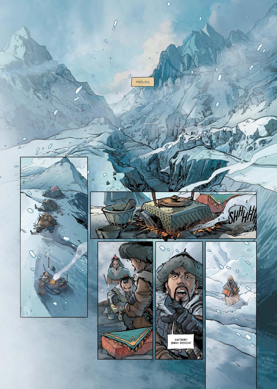 Beispielinhalt (Bild) Shaolin. Band 1