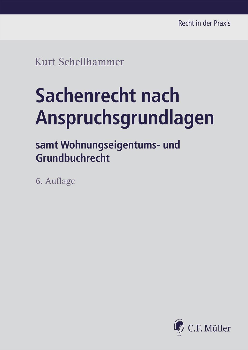 Vorderes Coverbild Sachenrecht nach Anspruchsgrundlagen