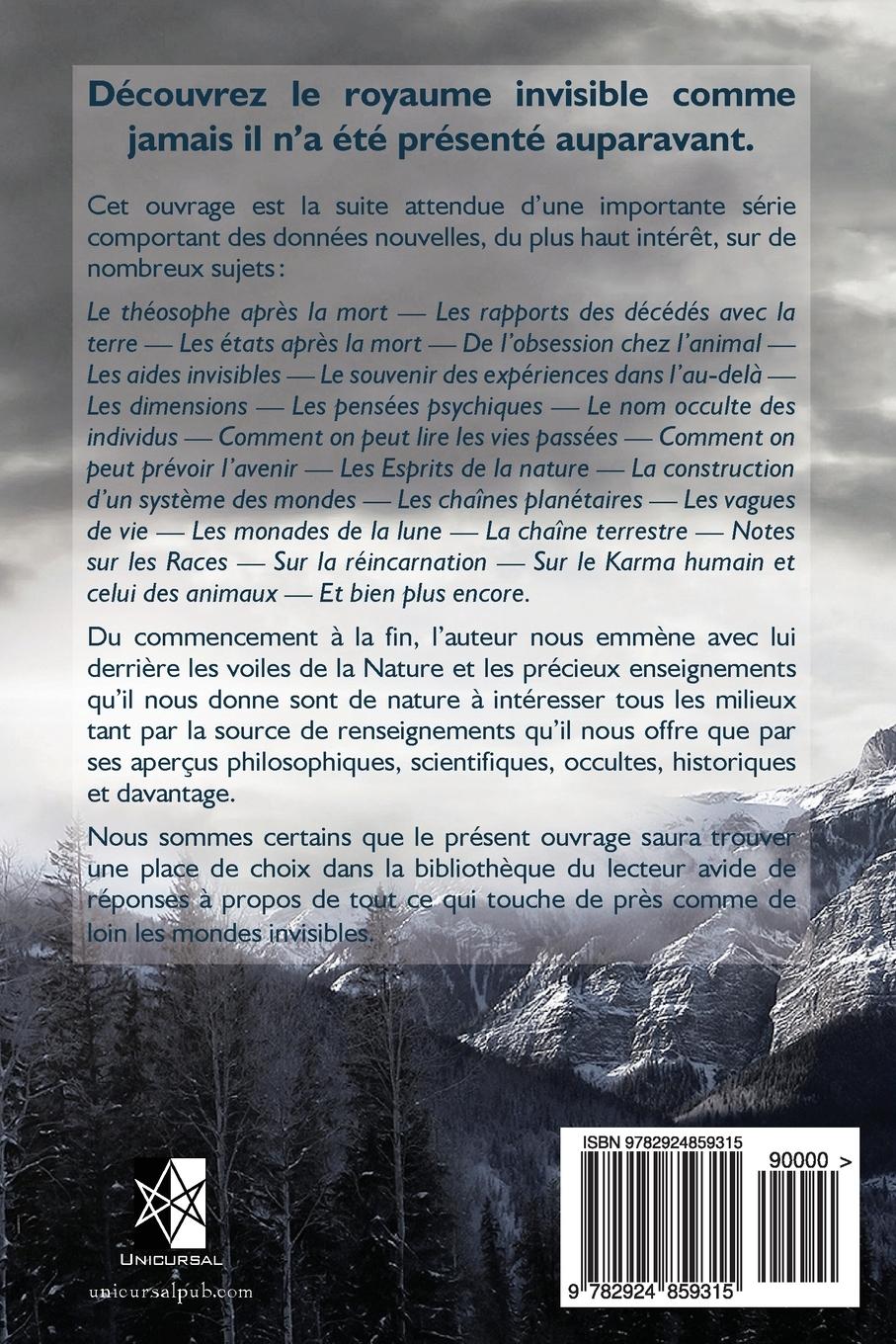 Rückseitencover L'Occultisme dans la Nature: Deuxième série
