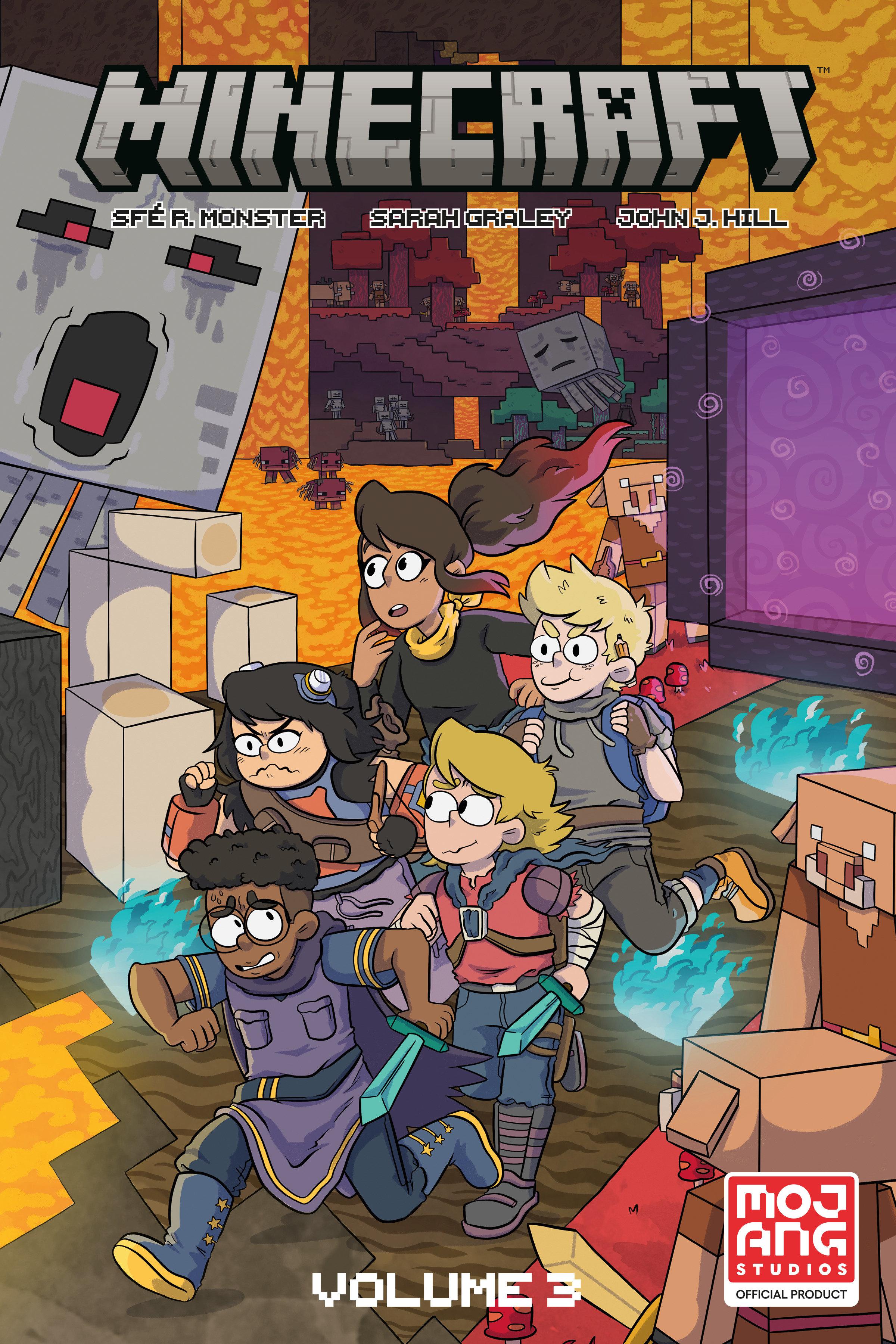 Vorderes Coverbild Minecraft Volume 3 (Graphic Novel)