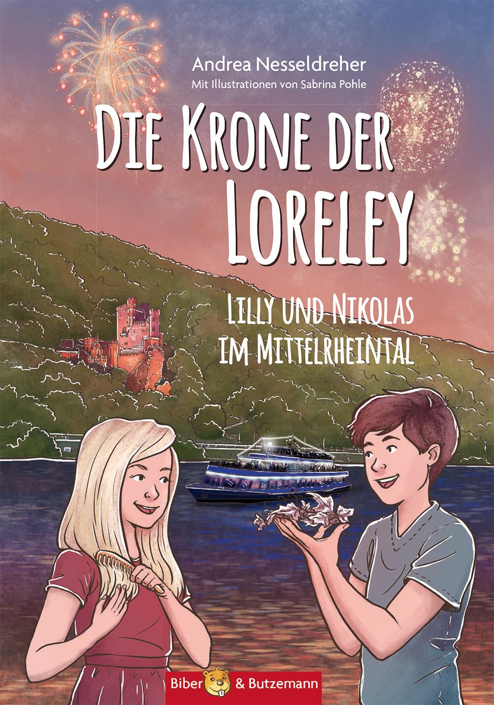 Vorderes Coverbild Die Krone der Loreley - Lilly und Nikolas im Mittelrheintal