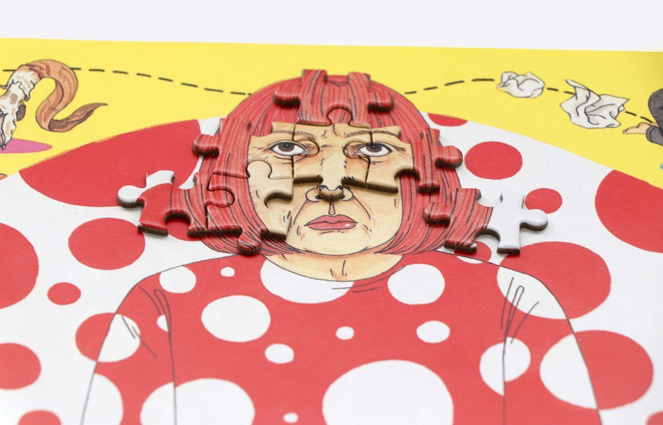 Beispielinhalt (Bild) Yayoi Kusamas Welt