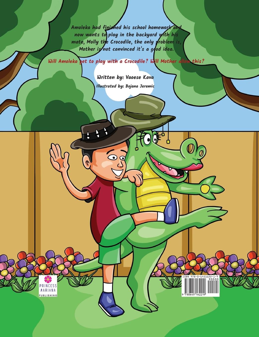 Rückseitencover Molly the Friendly Crocodile