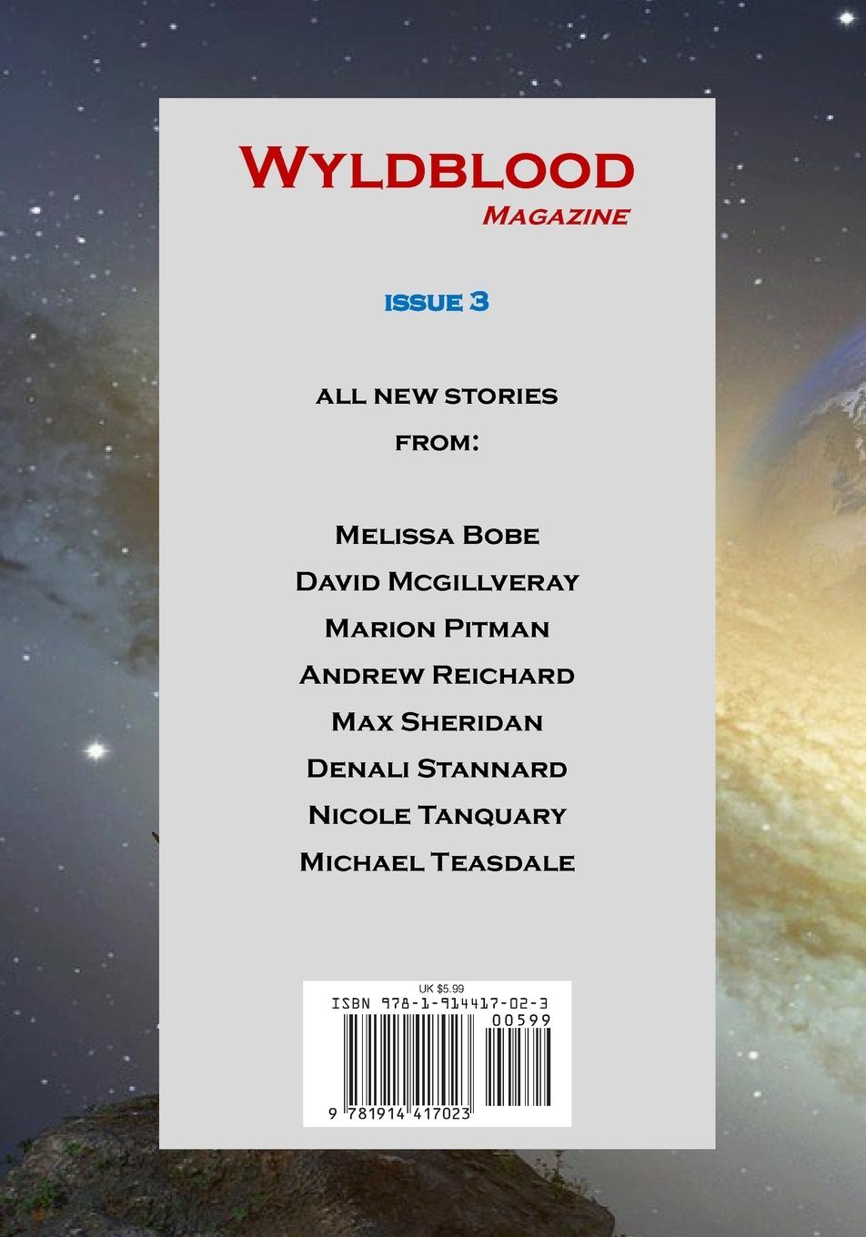 Rückseitencover Wyldblood Magazine #3