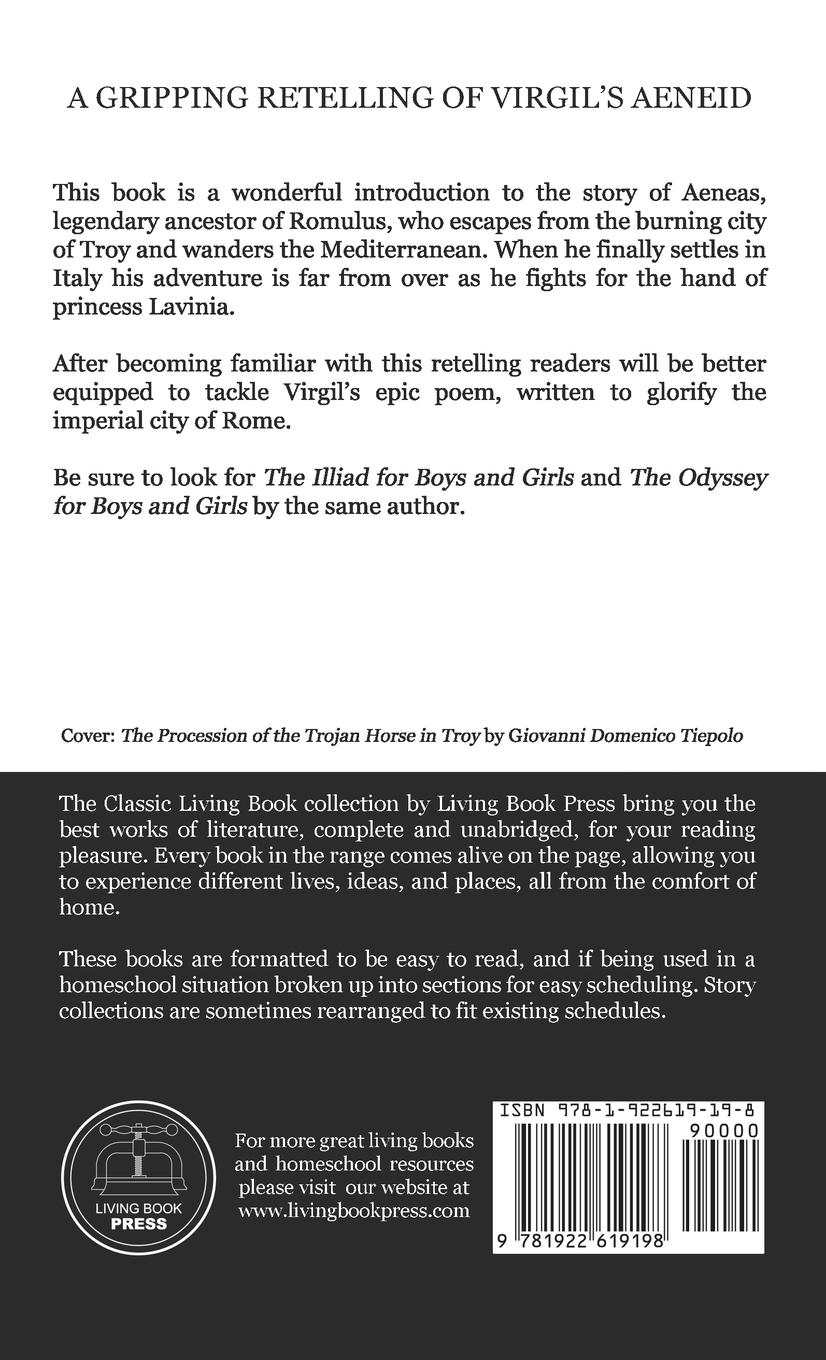 Rückseitencover The Aeneid for Boys and Girls