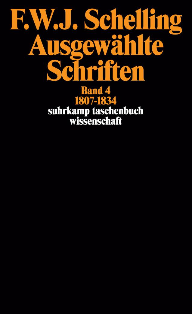 Vorderes Coverbild Ausgewählte Schriften IV. 1807 - 1834