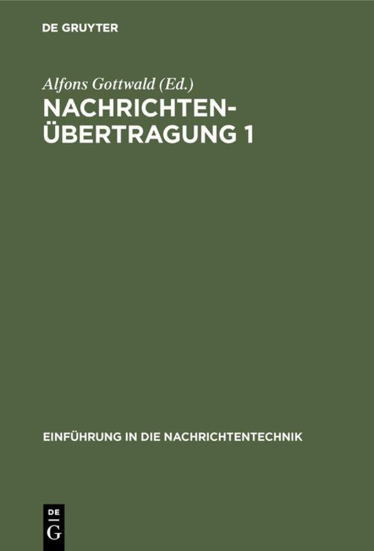 Vorderes Coverbild Nachrichtenübertragung 1