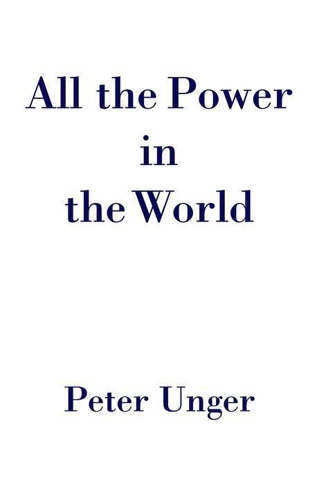 Vorderes Coverbild All the Power in the World
