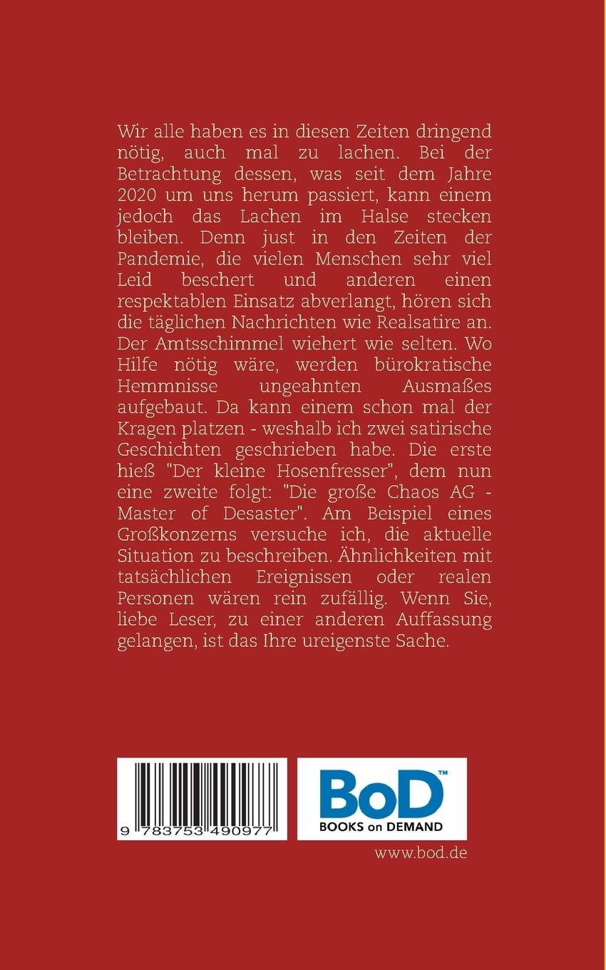 Rückseitencover Die große Chaos AG