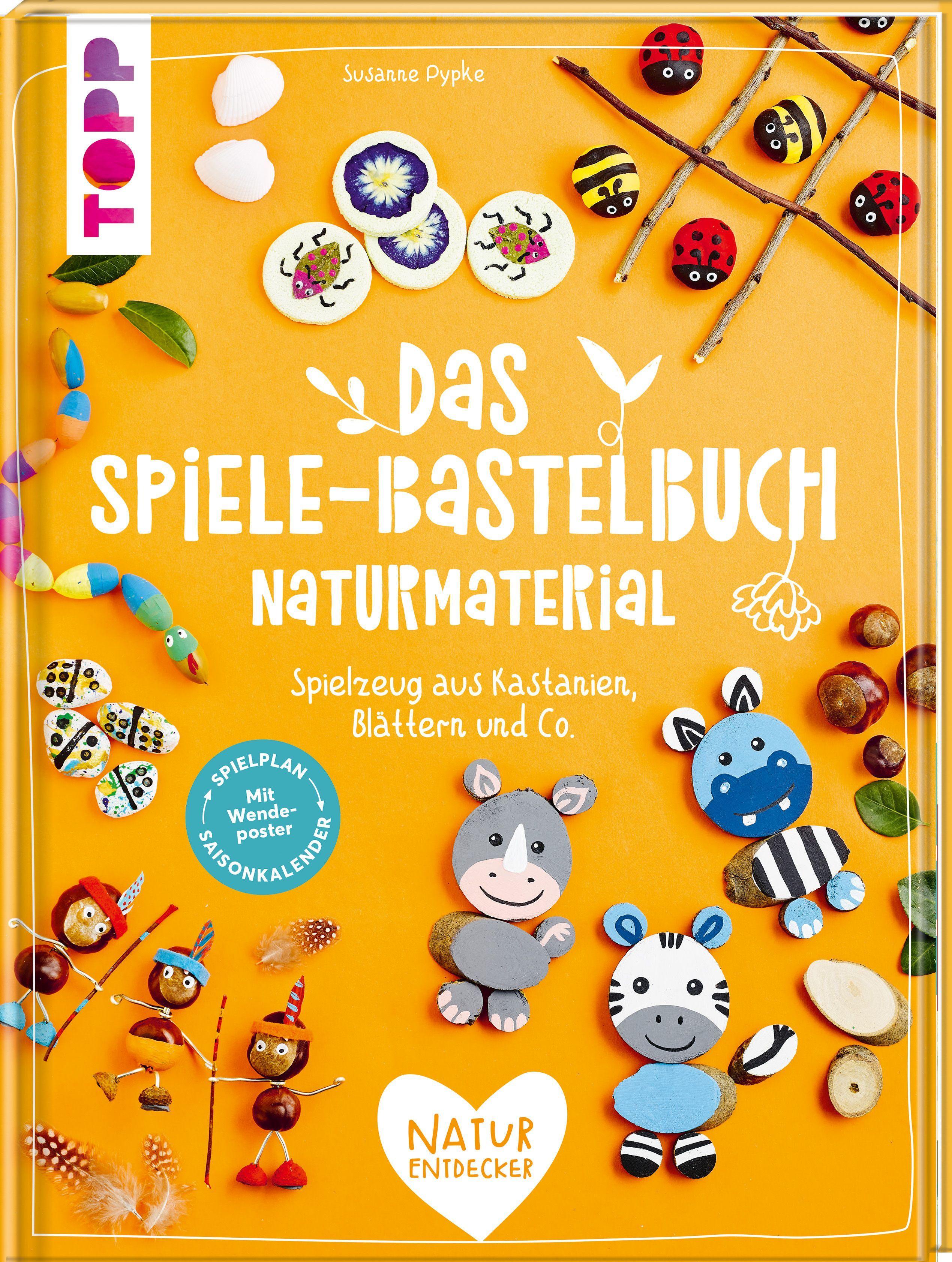 Vorderes Coverbild Das Spiele-Bastelbuch Naturmaterial