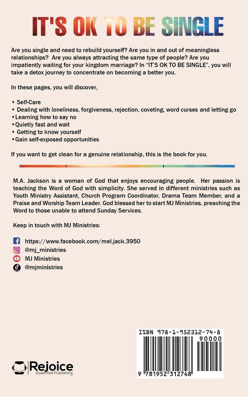 Rückseitencover It's Ok  To Be Single