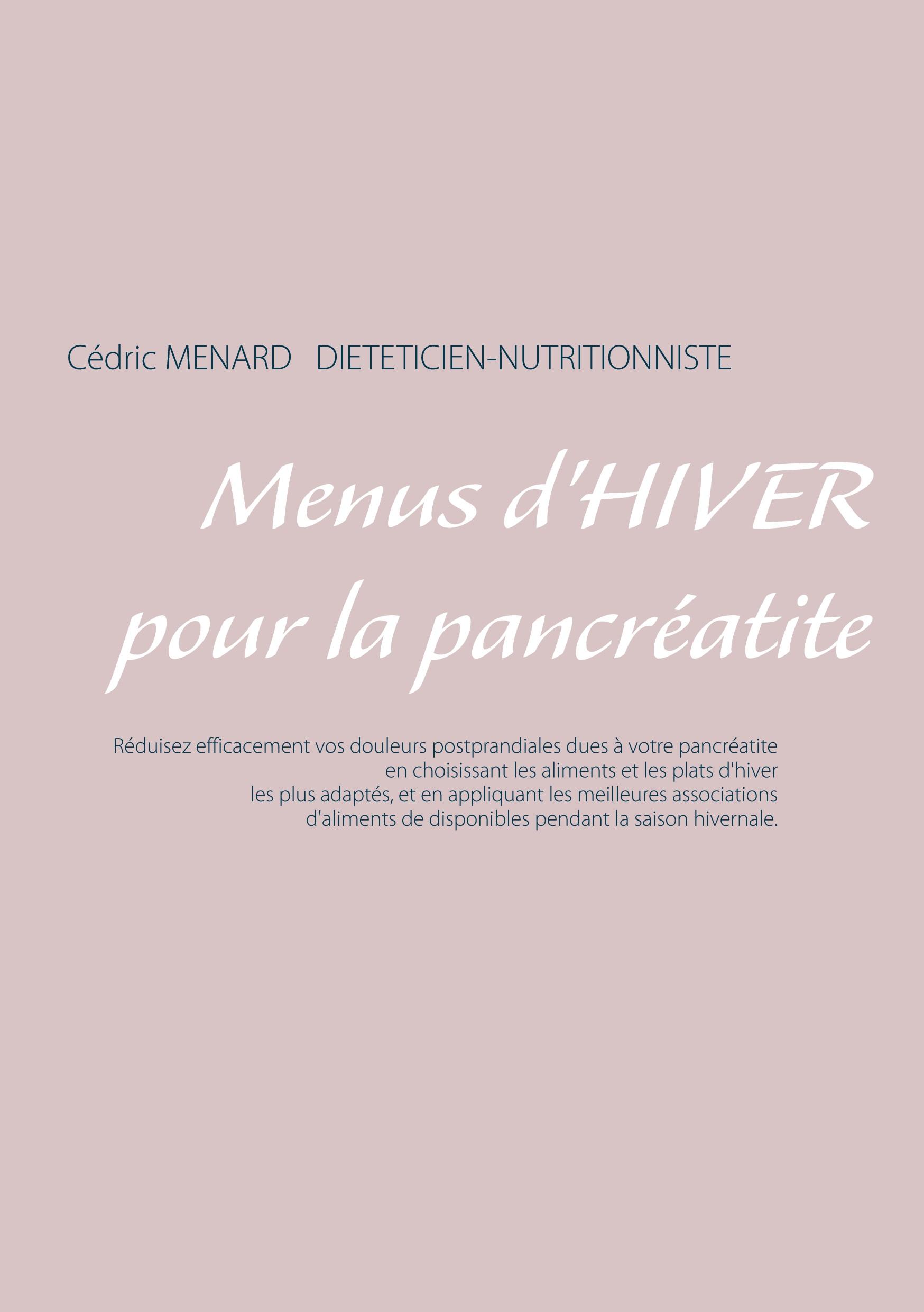 Vorderes Coverbild Menus d'hiver pour la pancréatite