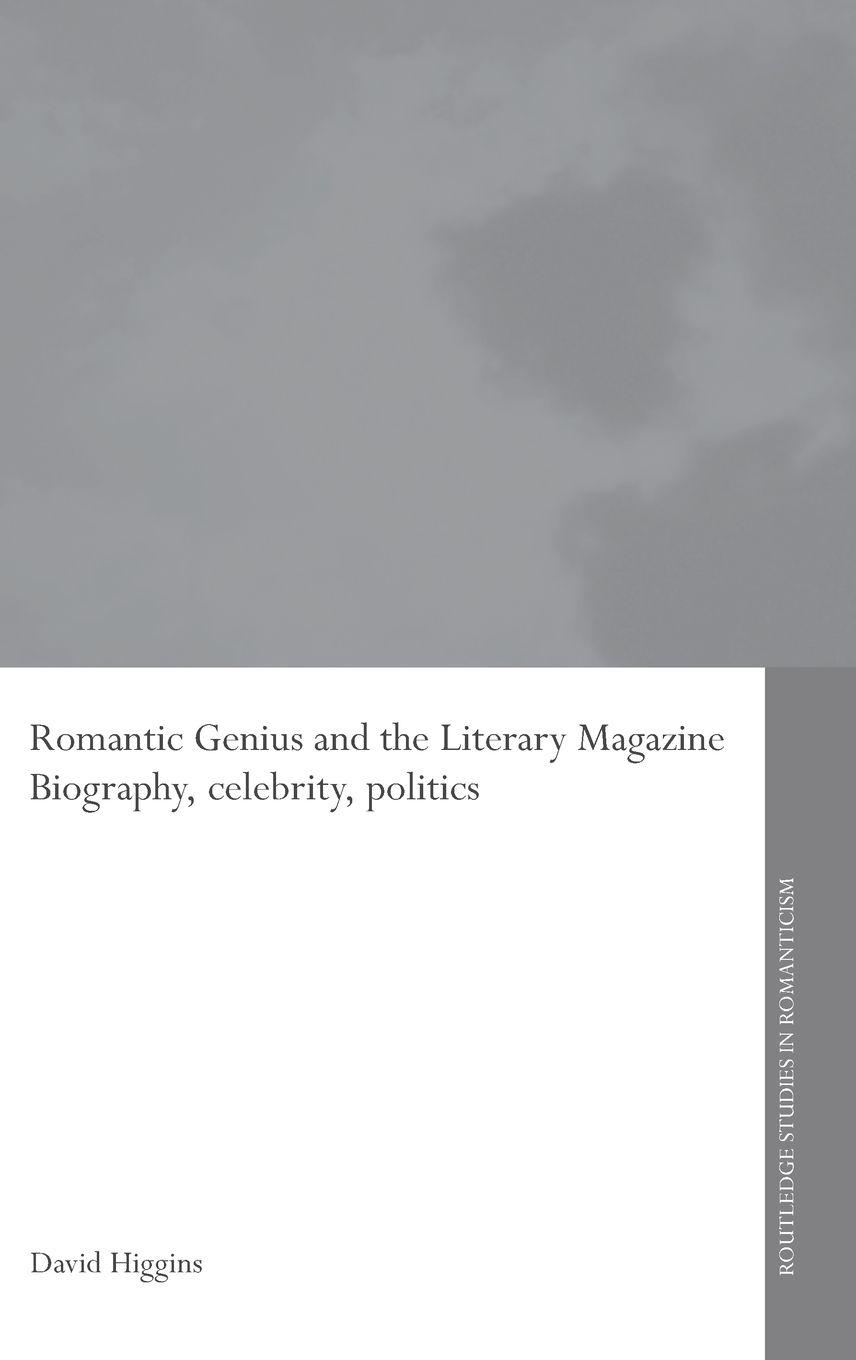Vorderes Coverbild Romantic Genius and the Literary Magazine