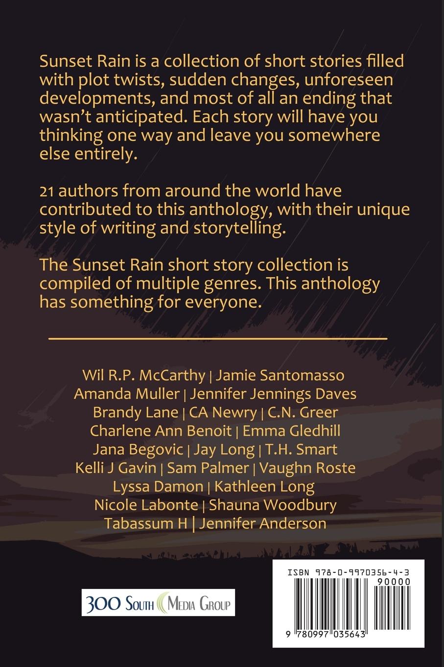 Rückseitencover Sunset Rain