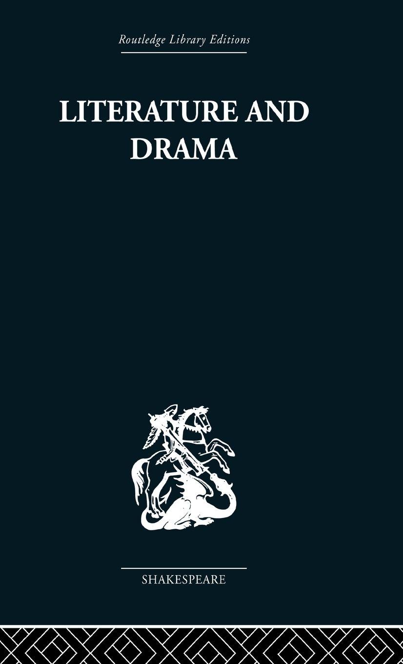 Vorderes Coverbild Literature and Drama