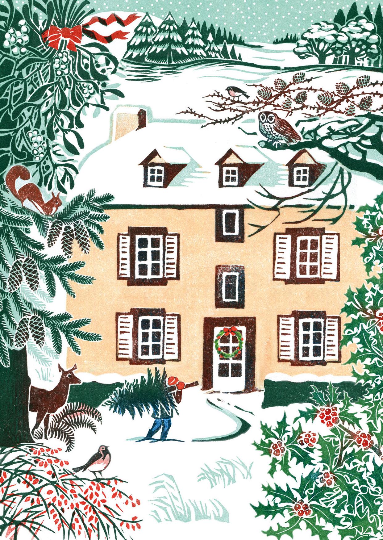 Beispielinhalt (Bild) Wundervolle Weihnachtskarten