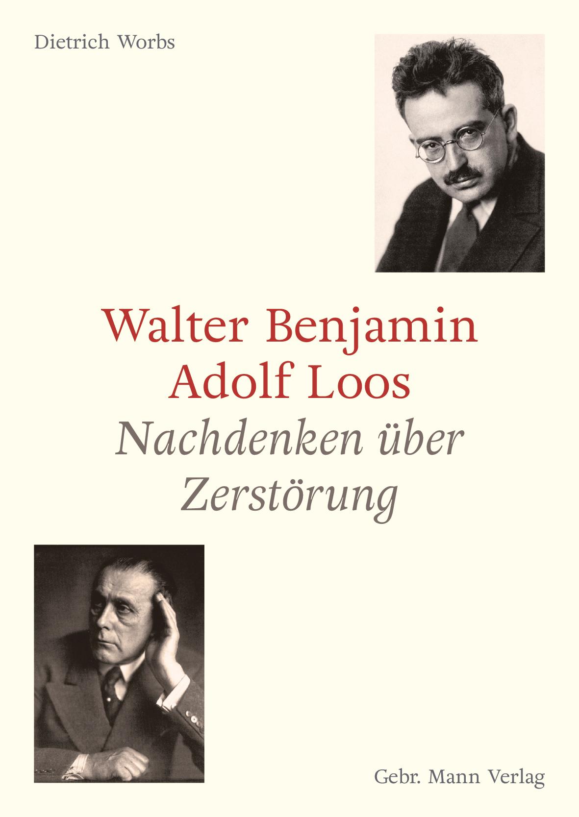 Vorderes Coverbild Walter Benjamin und Adolf Loos
