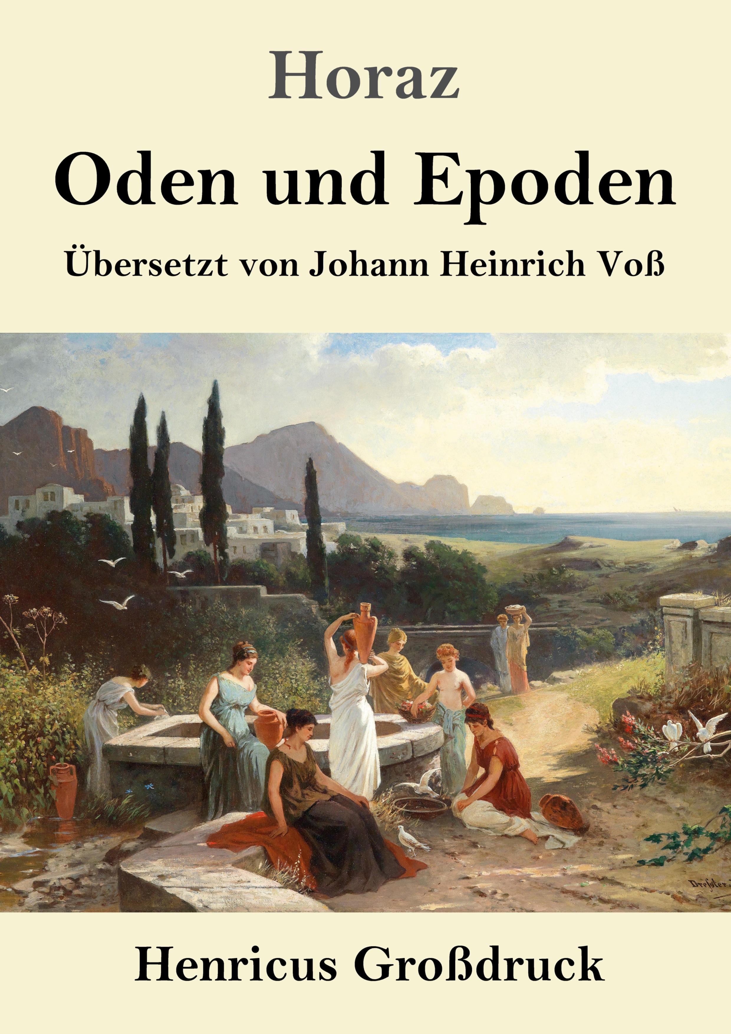 Vorderes Coverbild Oden und Epoden (Großdruck)