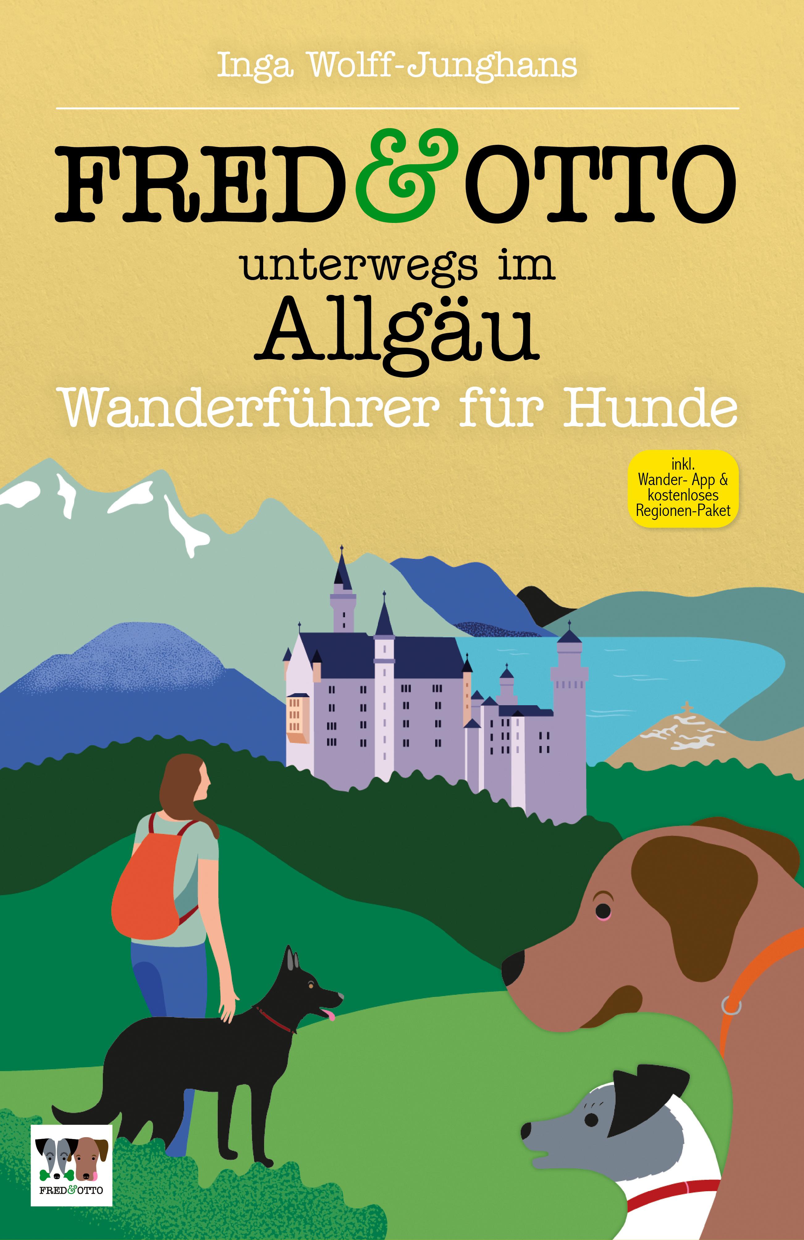Vorderes Coverbild FRED & OTTO unterwegs im Allgäu