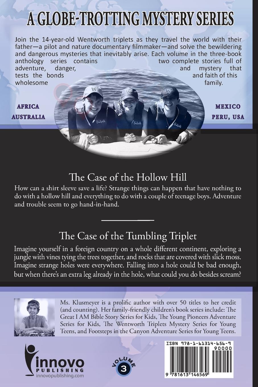 Rückseitencover The Case of the Hollow Hill and The Case of the Tumbling Triplet
