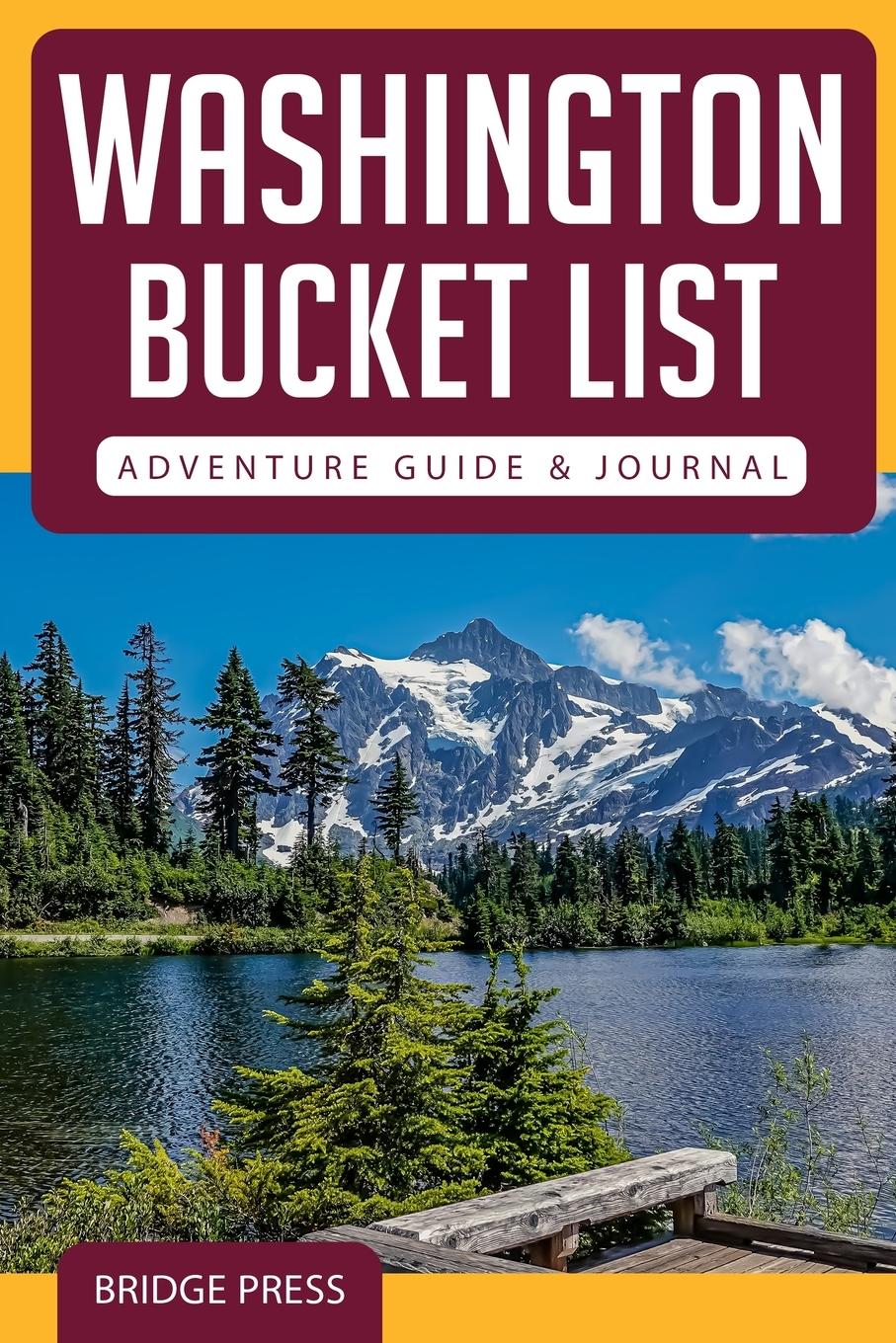 Vorderes Coverbild Washington Bucket List Adventure Guide & Journal