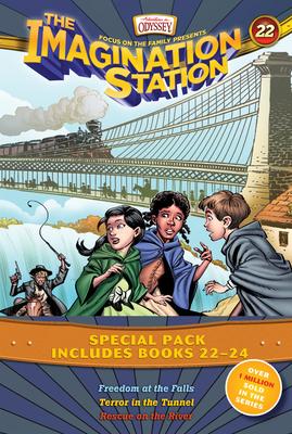 Vorderes Coverbild Imagination Station Books 3-Pack: Freedom at the Falls / Terror in the Tunnel / Rescue on the River