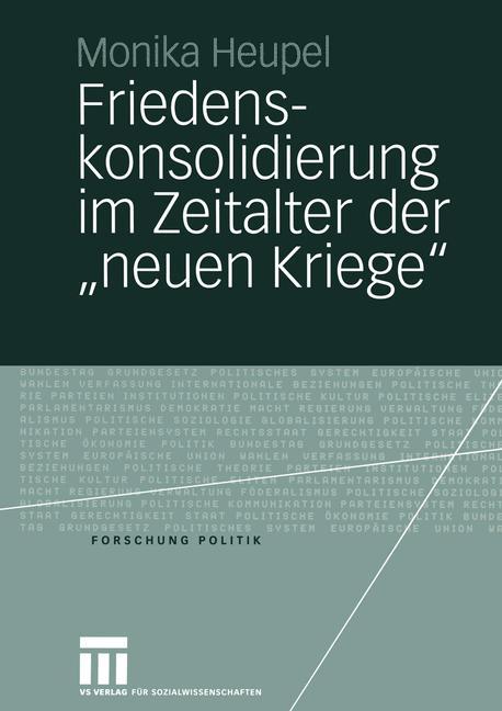 Vorderes Coverbild Friedenskonsolidierung im Zeitalter der "neuen Kriege"