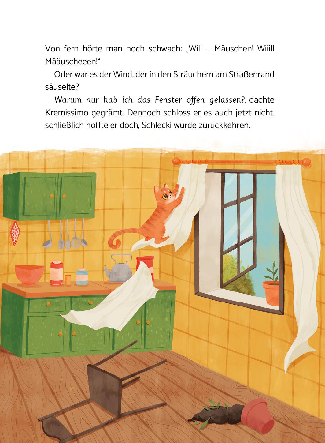 Beispielinhalt (Bild) Schlecki Leckermaul. Die Abenteuer der Lebkuchen-Katze