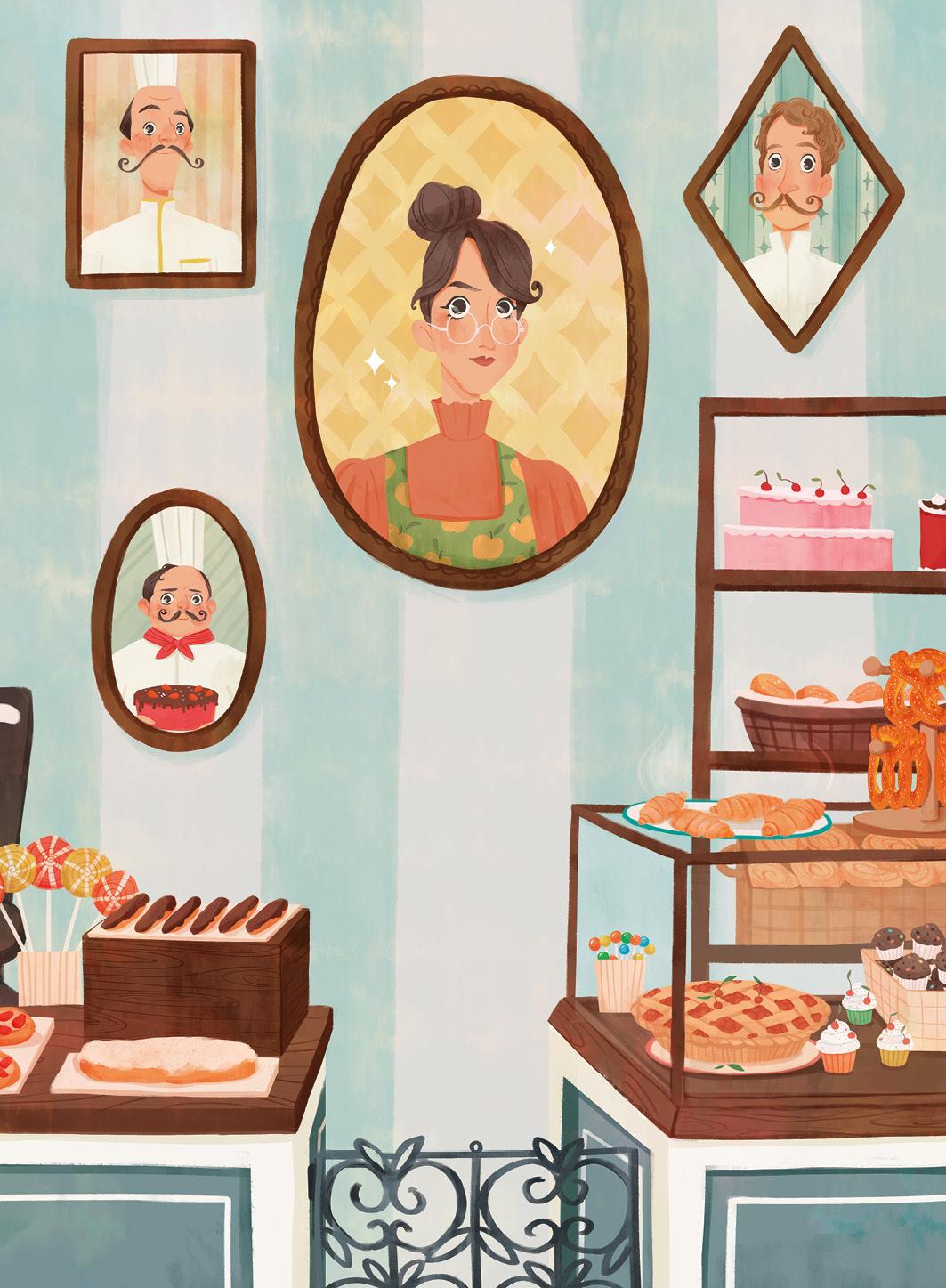 Beispielinhalt (Bild) Schlecki Leckermaul. Die Abenteuer der Lebkuchen-Katze