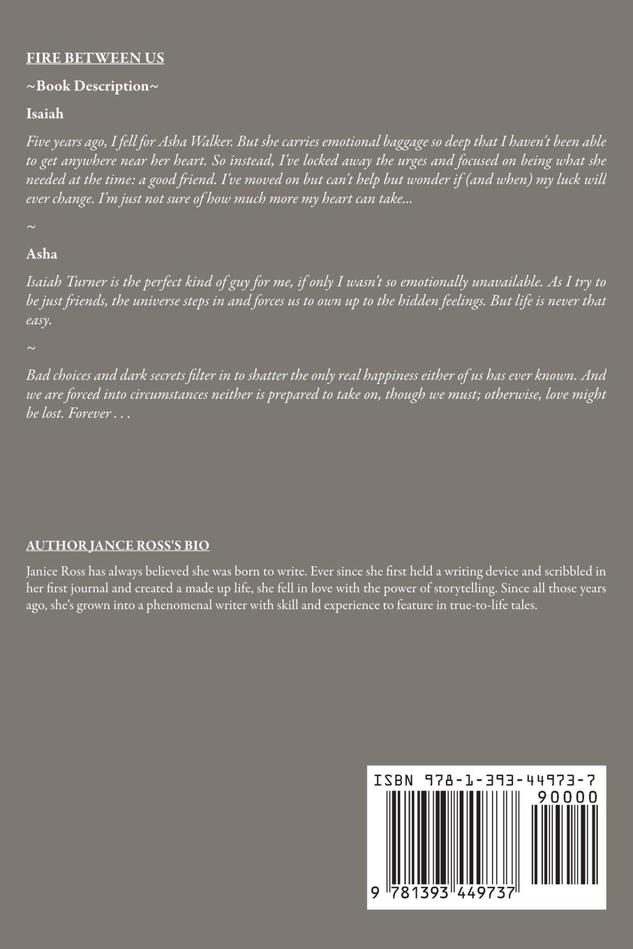 Rückseitencover Fire Between Us