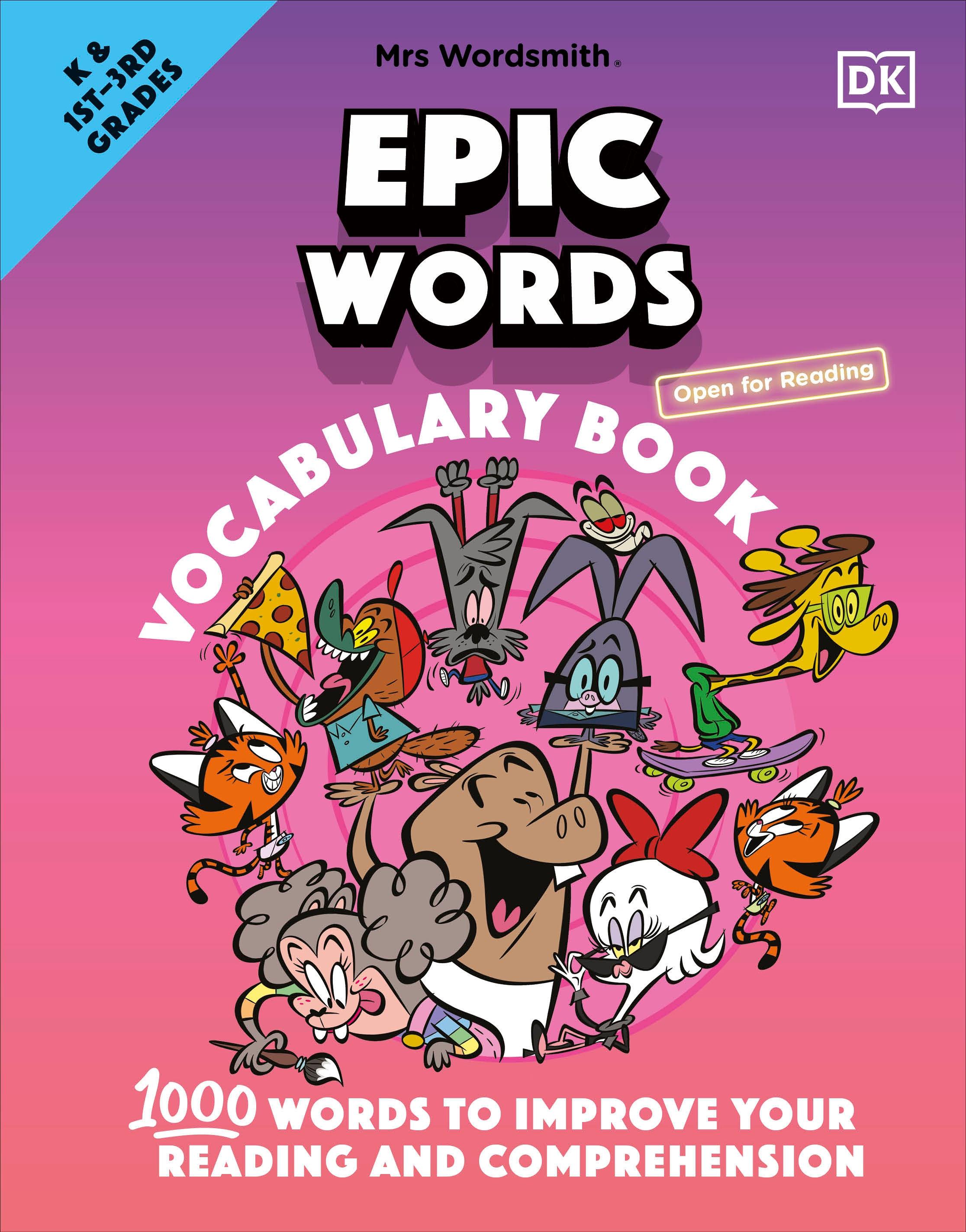 Vorderes Coverbild Mrs Wordsmith Epic Words Vocabulary Book, Kindergarten & Grades 1-3
