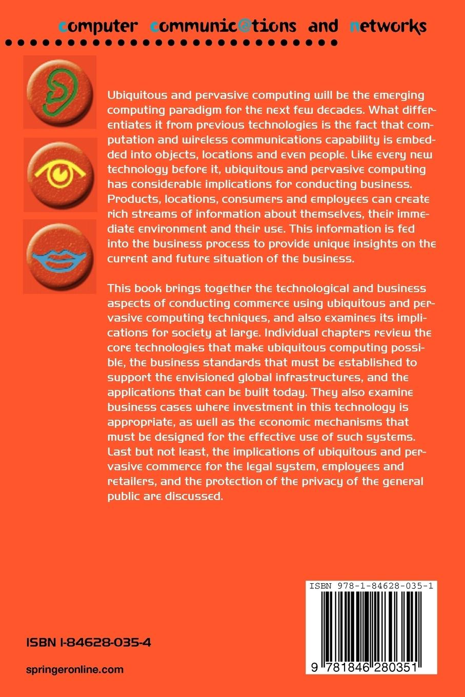 Rückseitencover Ubiquitous and Pervasive Commerce