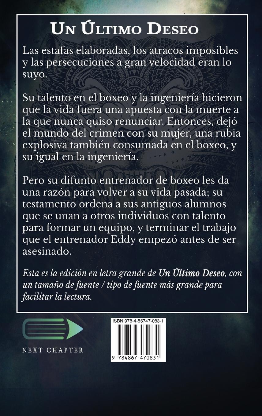 Rückseitencover Un Último Deseo