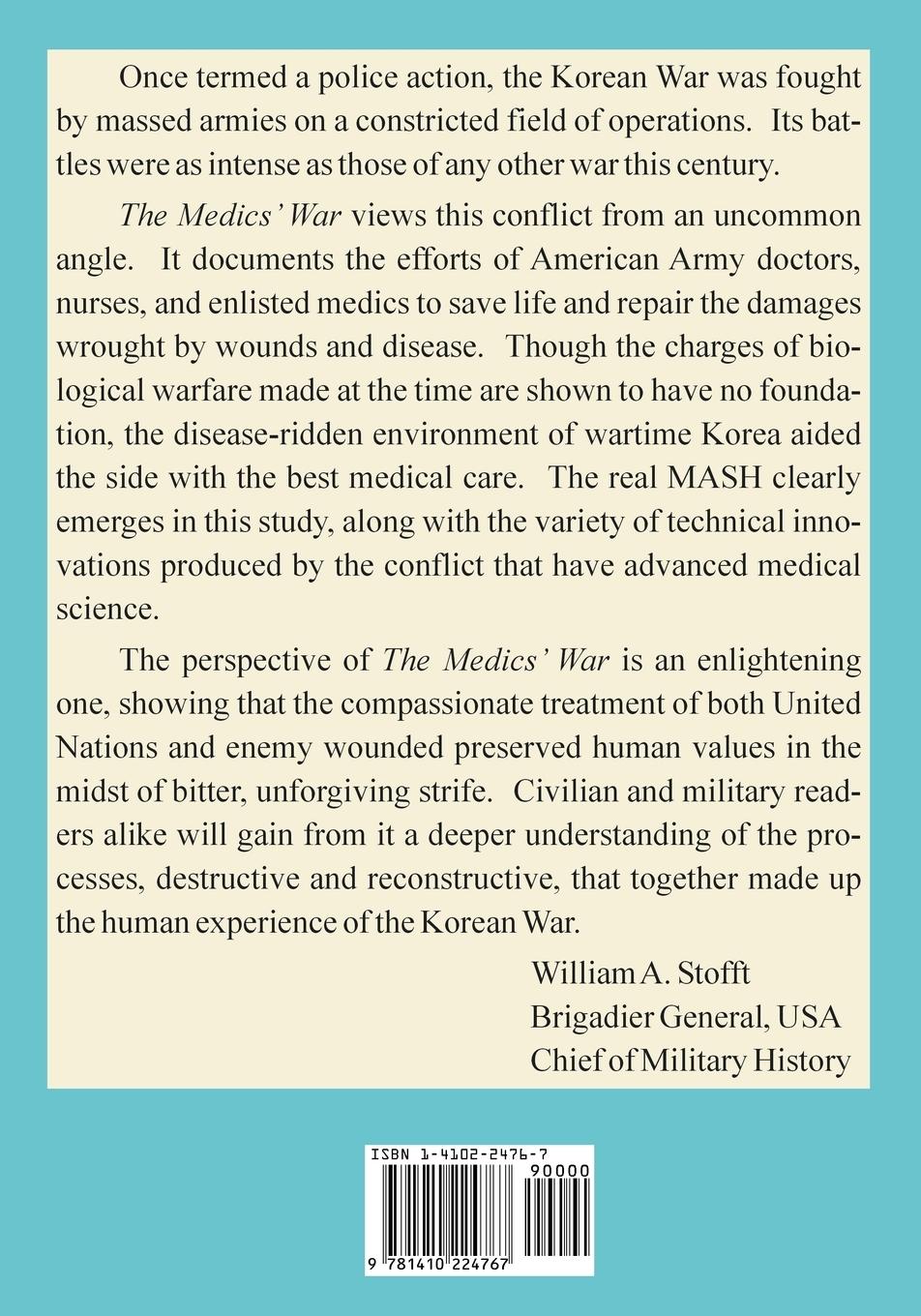 Rückseitencover The Medics' War