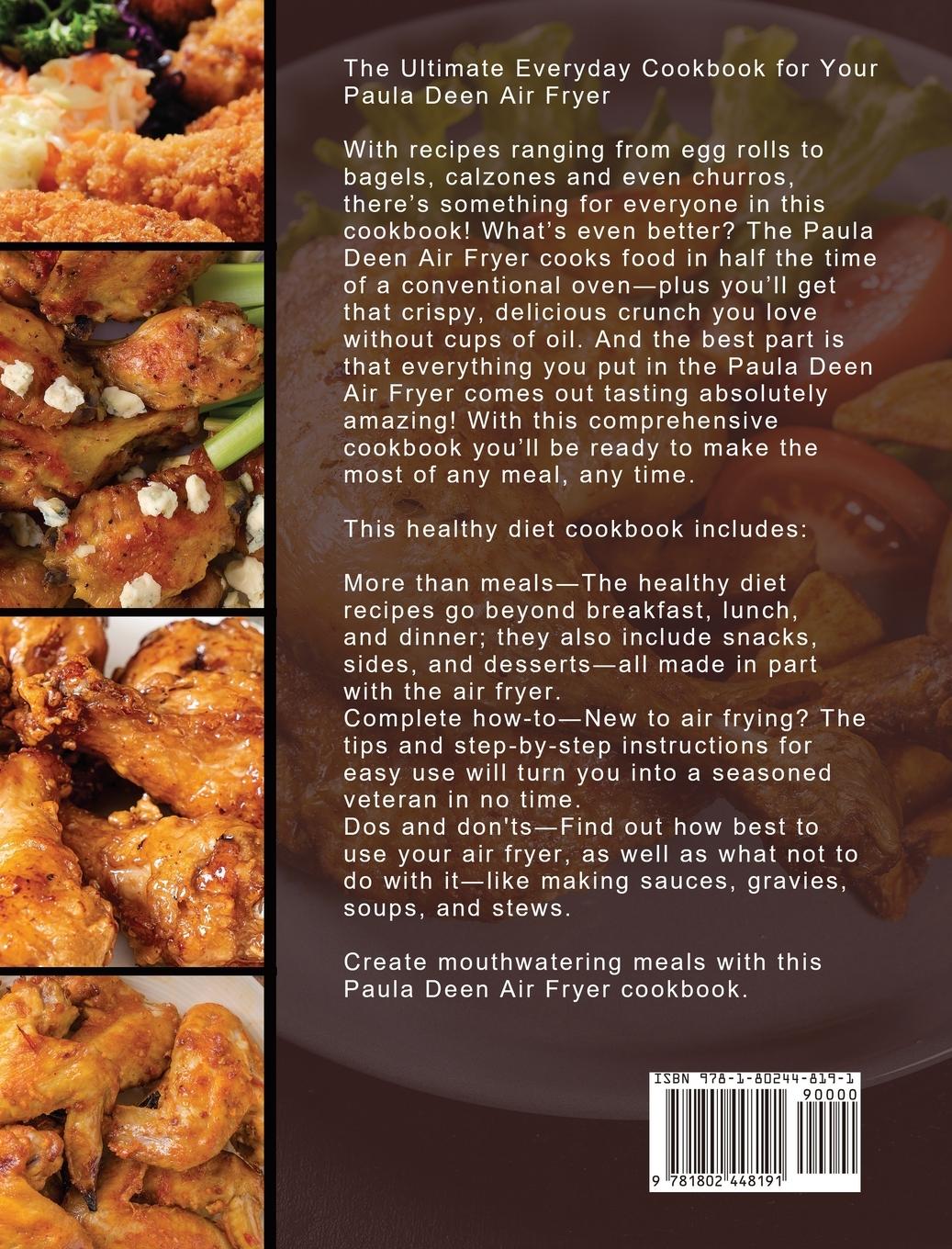 Rückseitencover The Effortless Paula Deen Air Fryer Cookbook