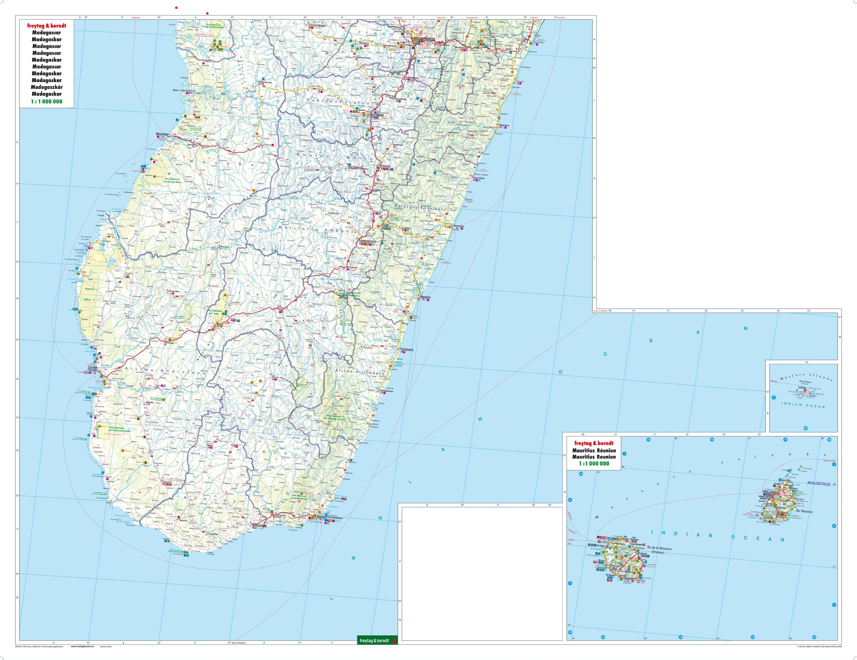 Beispielinhalt (Bild) Madagaskar 1 : 1 000 000