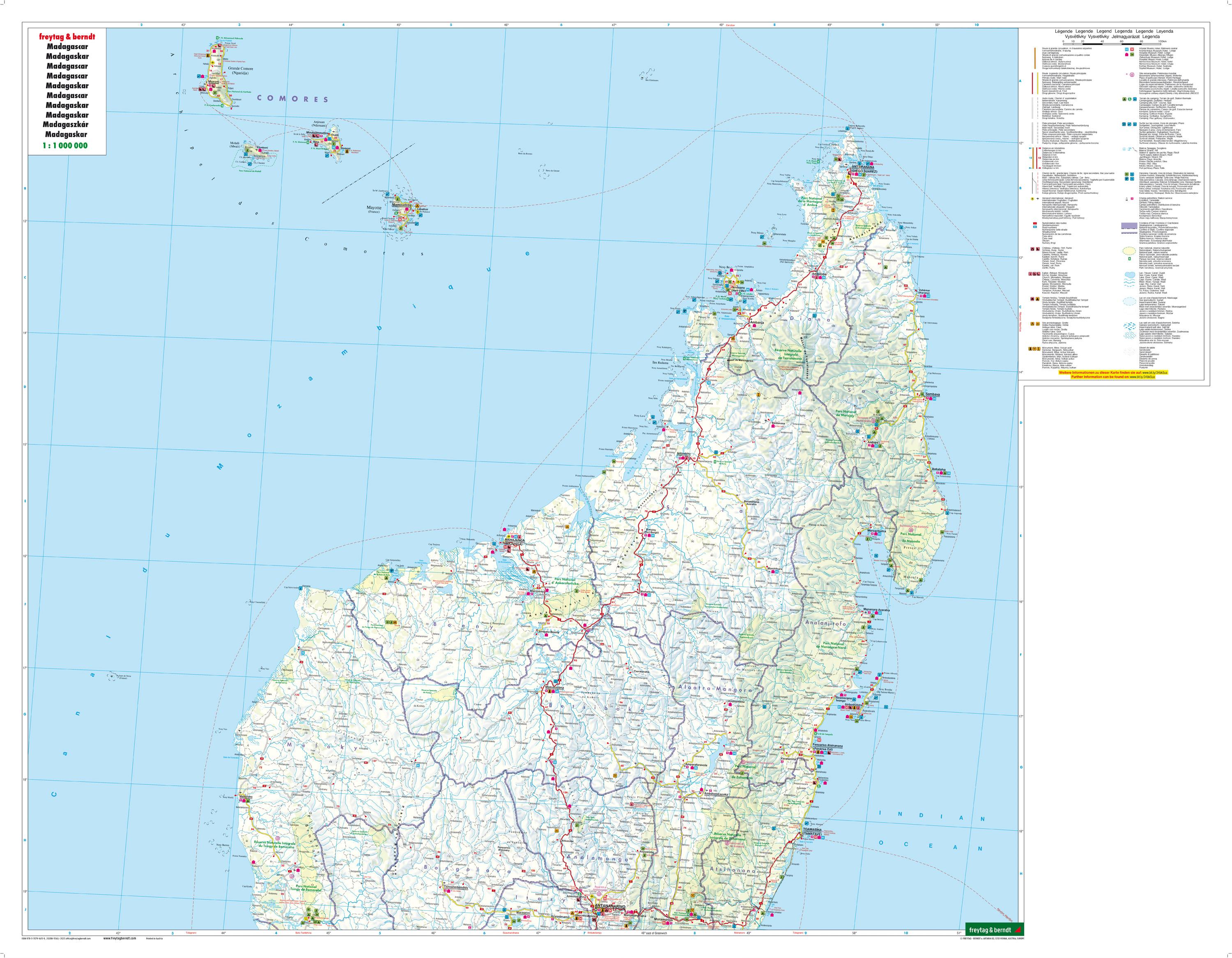 Beispielinhalt (Bild) Madagaskar 1 : 1 000 000