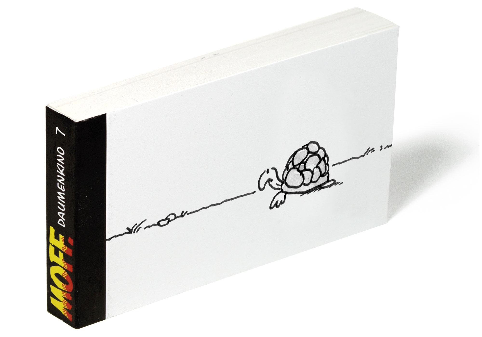 Vorderes Coverbild MOFF. Daumenkino Nr. 7 - Raser!