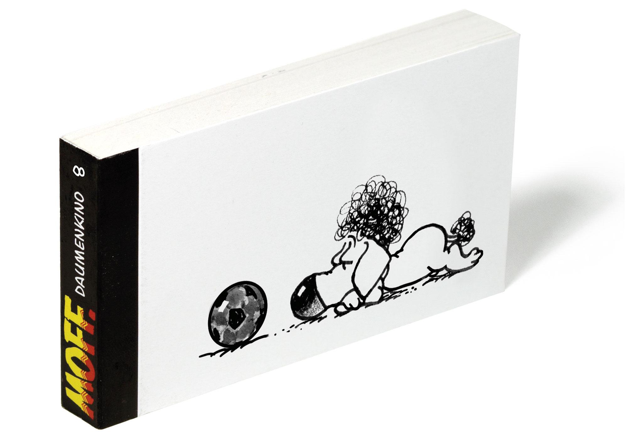 Vorderes Coverbild MOFF. Daumenkino Nr. 8 - Fußball Bul