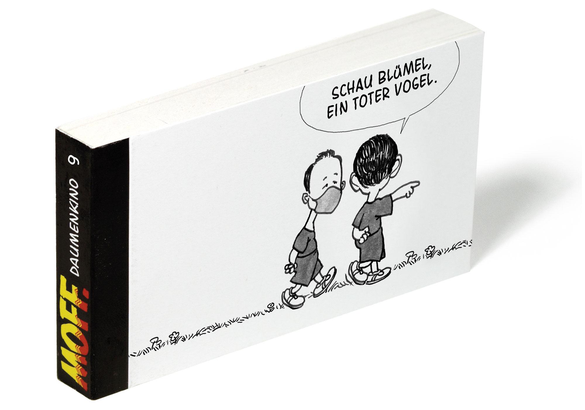 Vorderes Coverbild MOFF. Daumenkino Nr. 9 - Der tote Vogel