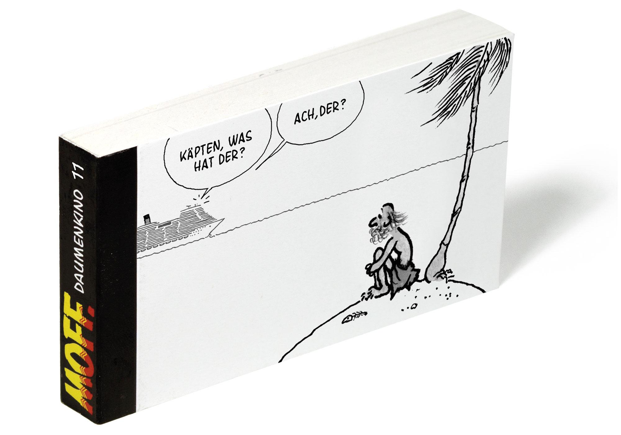 Vorderes Coverbild MOFF. Daumenkino Nr. 11 - Einsame Insel