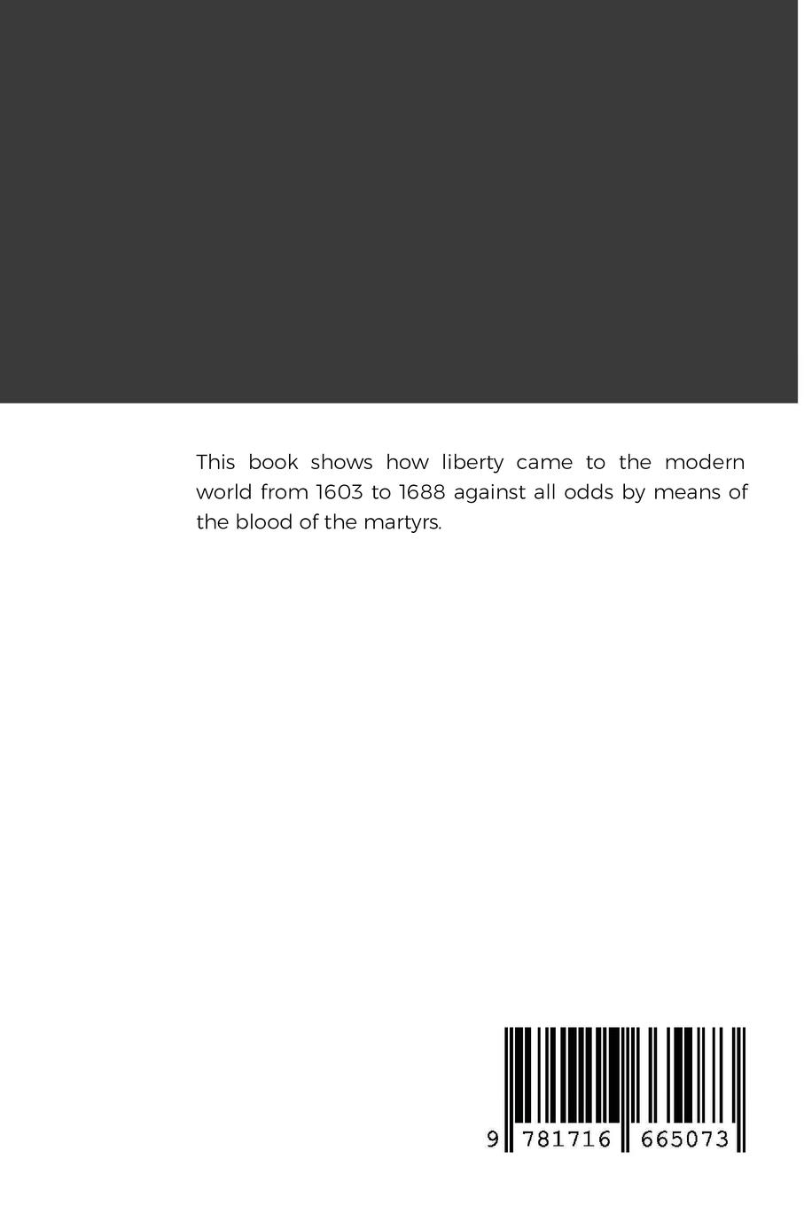 Rückseitencover From Tyranny  To Liberty