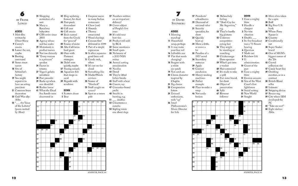 Beispielinhalt (Bild) Hard as a Rock Crosswords: Really Hard