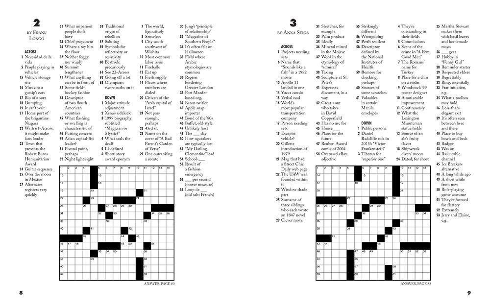 Beispielinhalt (Bild) Hard as a Rock Crosswords: Really Hard